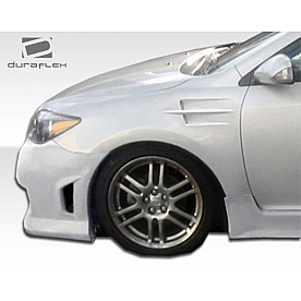 Extreme Dimensions Fender - Fiberglass Black Primered Set Of 2 - 101314