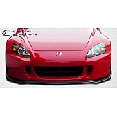 Extreme Dimensions Air Dam Front Lip Carbon Fiber Gloss UV Coated Black - 105231