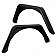 Paramount Automotive Fender Black Steel Powder Coated Single - 510208