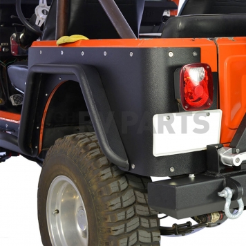 Paramount Automotive Fender Black Steel Powder Coated Single - 510208-2