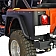 Paramount Automotive Fender Black Steel Powder Coated Single - 510208