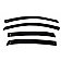 Auto Ventshade (AVS) Rainguard - Smoke Acrylic Set Of 4 - 94843