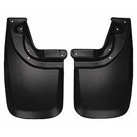 Husky Liner Mud Flap - Black Textured Thermoplastic Olefin Set Of 2 - 57931