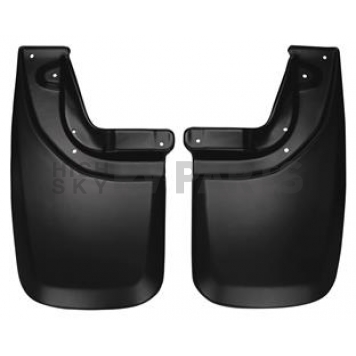 Husky Liner Mud Flap - Black Textured Thermoplastic Olefin Set Of 2 - 57931