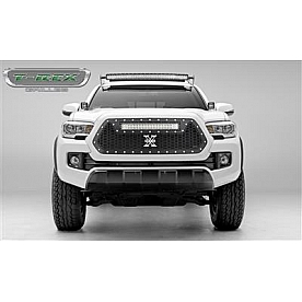 T-Rex Truck Products Grille Insert - Honeycomb Trapezoid Black Powder Coated Steel - 7319411