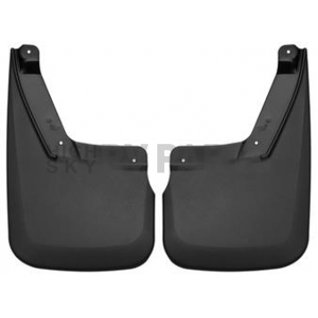 Husky Liner Mud Flap - Black Textured Thermoplastic Olefin Set Of 2 - 58201