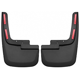 Husky Liner Mud Flap - Black Textured Thermoplastic Olefin Set Of 2 - 58451