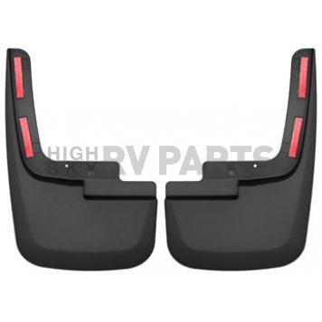 Husky Liner Mud Flap - Black Textured Thermoplastic Olefin Set Of 2 - 58451