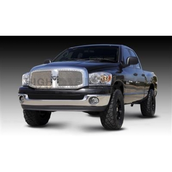 T-Rex Truck Products Grille Insert - Mesh Rectangular Polished Stainless Steel - 6714670