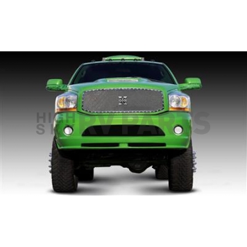T-Rex Truck Products Grille Insert - Mesh Rectangular Polished Stainless Steel - 6714590