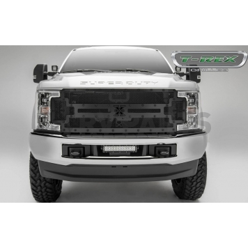 T-Rex Truck Products Grille Insert - Mesh Rectangular Black Powder Coated Steel - 6715371BR-1