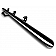 N-Fab Nerf Bar - Truck Wheel to Wheel Black Gloss Powder Coated Steel Round - F1577RC