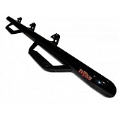 N-Fab Nerf Bar - Truck Wheel to Wheel Black Matte Textured Powder Coated Steel Round - C1184RC4TX