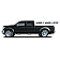 N-Fab Nerf Bar - Truck Wheel to Wheel Black Gloss Powder Coated Steel Round - C17113CC