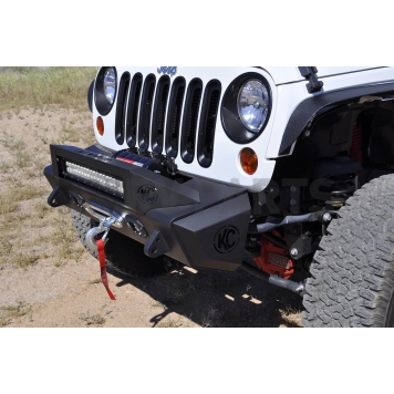 Addictive Desert Designs Bumper End Stealth Fighter Steel Black Set Of 2 - 95127NA01N-1