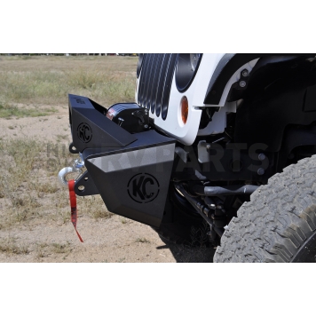Addictive Desert Designs Bumper End Stealth Fighter Steel Black Set Of 2 - 95127NA01N-2