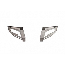 Road Armor Bumper End Bare Silver Steel - 6112DF0