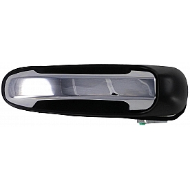 Help! By Dorman Exterior Door Handle - Plastic Silver Lever And Black Housing Single - 82042