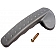 Help! By Dorman Interior Door Handle - Lever Plastic Gray Single - 82062
