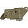 Help! By Dorman Interior Door Handle - Lever Plastic Light Gray Single - 83578