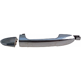 Help! By Dorman Exterior Door Handle - Plastic Silver Single - 83581
