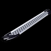 Romik USA Running Board Silver Aluminum Stationary - 61818418