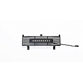 Putco Bumper Grille Insert Horizontal Bar Powder Coated Black Stainless Steel - 87195L