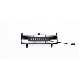 Putco Bumper Grille Insert Horizontal Bar Powder Coated Black Stainless Steel - 87195L