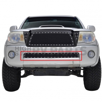 Paramount Automotive Bumper Grille Insert Wire Mesh Powder Coated Black Stainless Steel - 460754-3