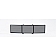 Putco Bumper Grille Insert Horizontal Bar Powder Coated Black Stainless Steel - 87182