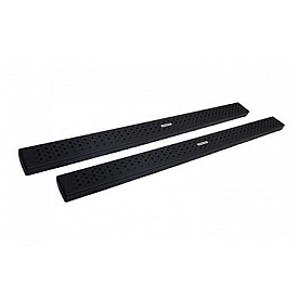 Go Rhino Running Board Black Textured Steel Stationary - 863418080T