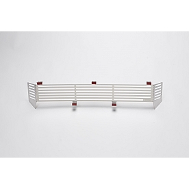 Putco Bumper Grille Insert Horizontal Bar Polished Silver Stainless Steel - 86175