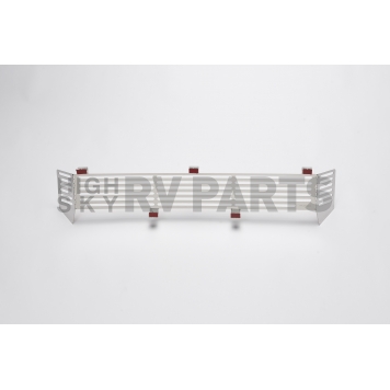 Putco Bumper Grille Insert Horizontal Bar Polished Silver Stainless Steel - 86175