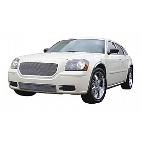 T-Rex Truck Products Bumper Grille Insert Mesh Polished Silver Stainless Steel - 55473
