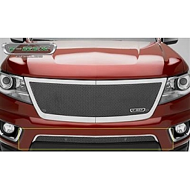 T-Rex Truck Products Bumper Grille Insert Honeycomb Polished Silver Stainless Steel - 55267