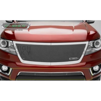 T-Rex Truck Products Bumper Grille Insert Honeycomb Polished Silver Stainless Steel - 55267