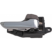 Help! By Dorman Interior Door Handle - Plastic Sandalwood Housing With Silver Lever Single - 83660