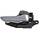 Help! By Dorman Interior Door Handle - Plastic Sandalwood Housing With Silver Lever Single - 83660