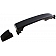 Help! By Dorman Exterior Door Handle - Plastic Black Single - 82667