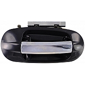 Help! By Dorman Exterior Door Handle - Plastic Silver Lever And Black Housing Single - 82187