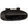 Help! By Dorman Exterior Door Handle - Plastic Black Single - 80746