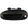 Help! By Dorman Exterior Door Handle - Plastic Black Single - 80749