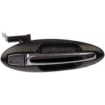Help! By Dorman Exterior Door Handle - Plastic Silver/ Black Single - 80756