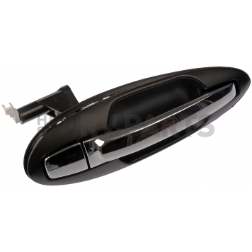 Help! By Dorman Exterior Door Handle - Plastic Silver/ Black Single - 80756-2