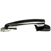 Help! By Dorman Exterior Door Handle - Plastic Silver/ Black Single - 80771