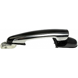 Help! By Dorman Exterior Door Handle - Plastic Silver/ Black Single - 80771