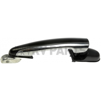 Help! By Dorman Exterior Door Handle - Plastic Silver/ Black Single - 80771