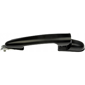 Help! By Dorman Exterior Door Handle - Plastic Silver/ Black Single - 80772