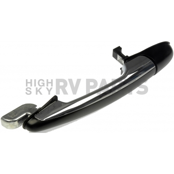 Help! By Dorman Exterior Door Handle - Plastic Silver/ Black Single - 80772-2