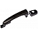Help! By Dorman Exterior Door Handle - Plastic Black Single - 80774
